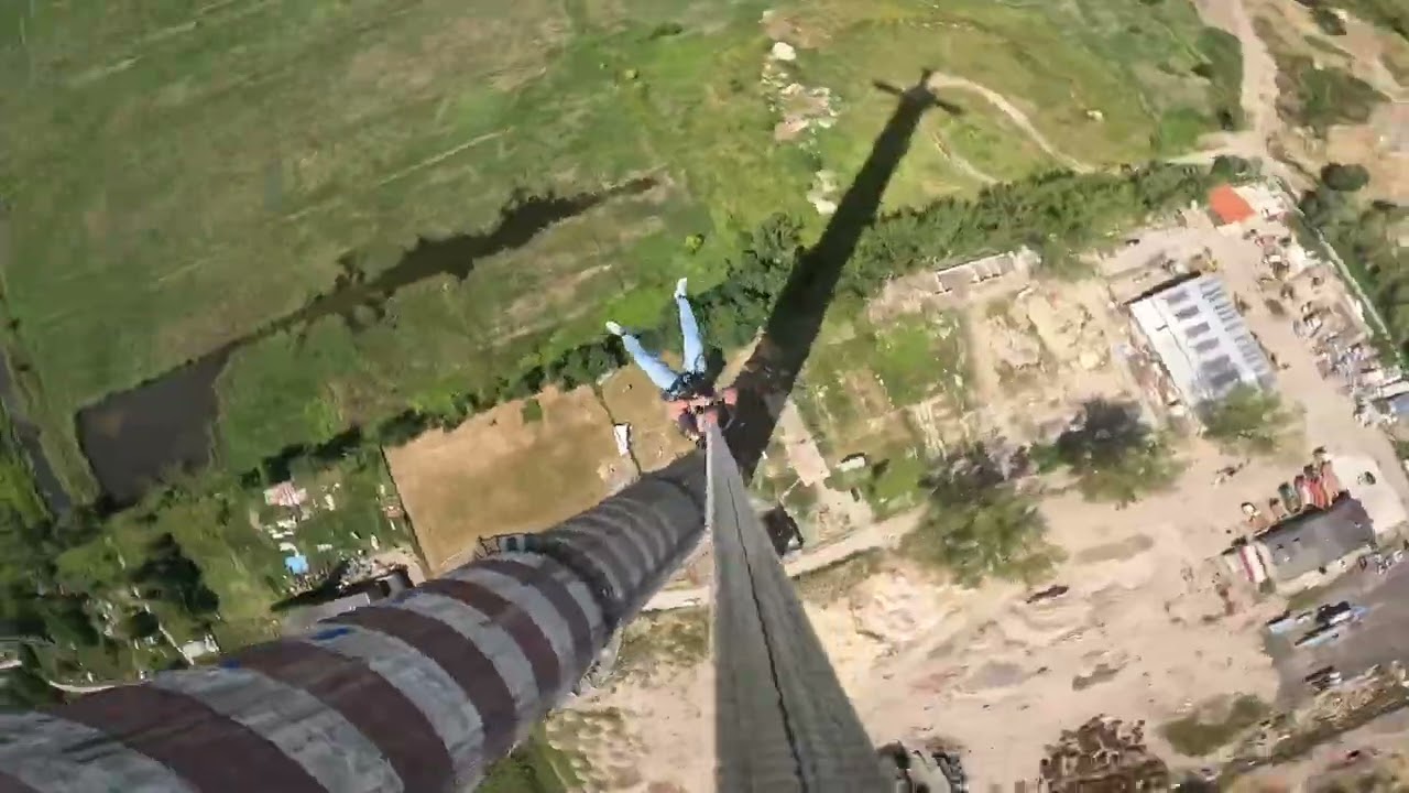 Dream Jump Big Tower - skok z 252m w Szczecinie - Wolny spad  - 2024.