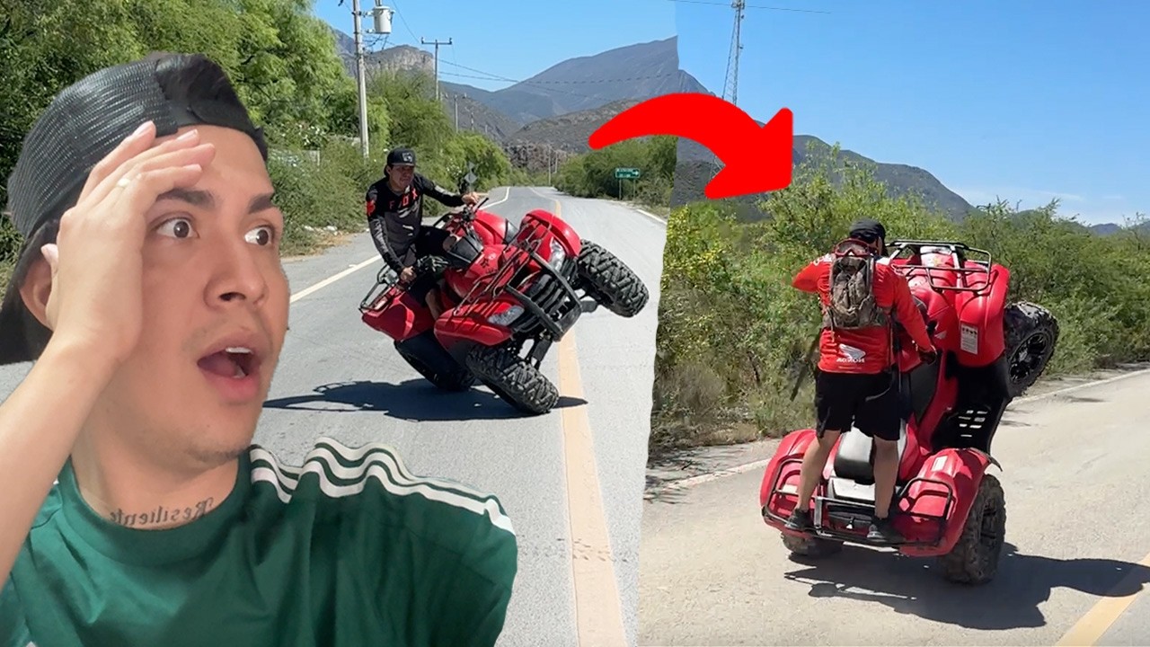 LEVANTANDO LA CUATRIMOTO(*ASI NOS DIVERTIMOS EN ESTA RUTA*)//Dani Universe//