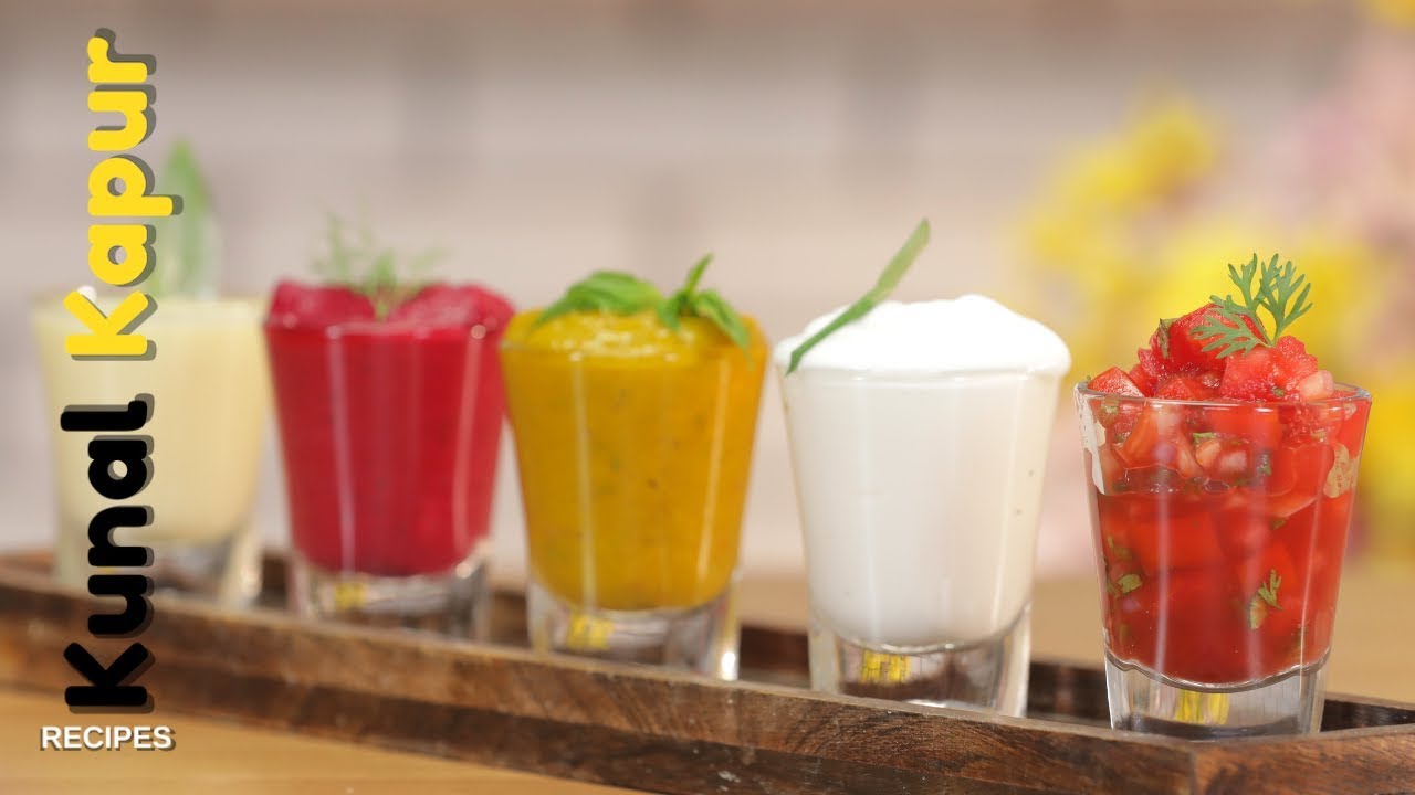 5 Quick Dips | Kunal Kapur Recipes | Snack Recipes