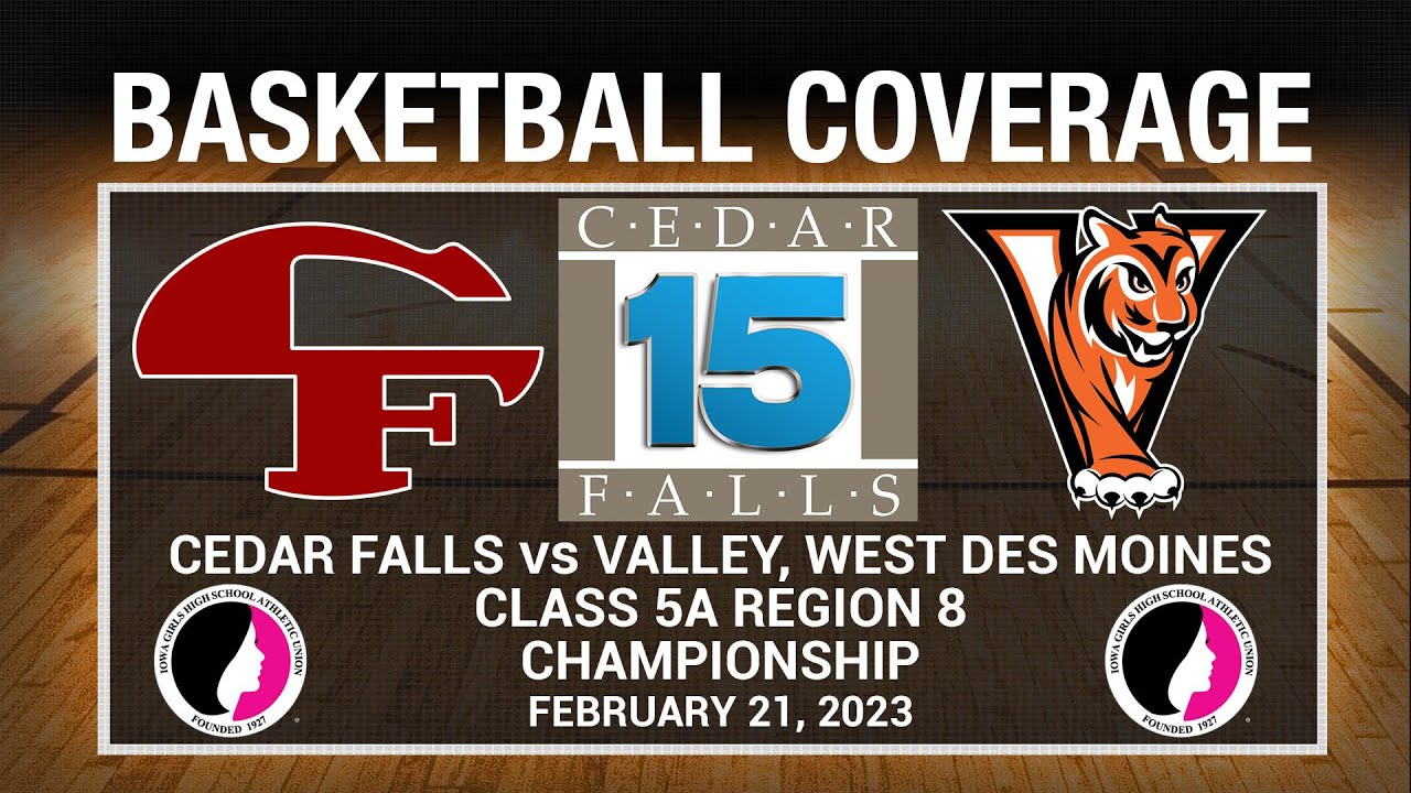 IGHSAU Class 5A Region 8 Championship: Cedar Falls Tigers vs Valley, West Des Moines Tigers