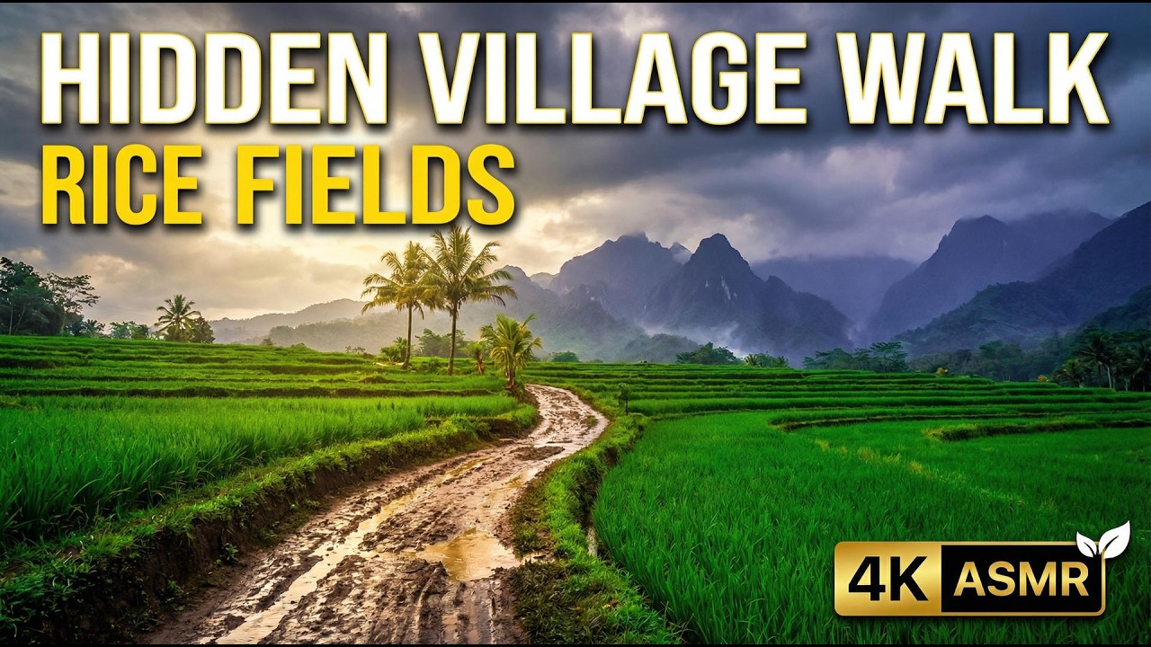 Walking Alone in Indonesia's Greenest Village (No Talking)