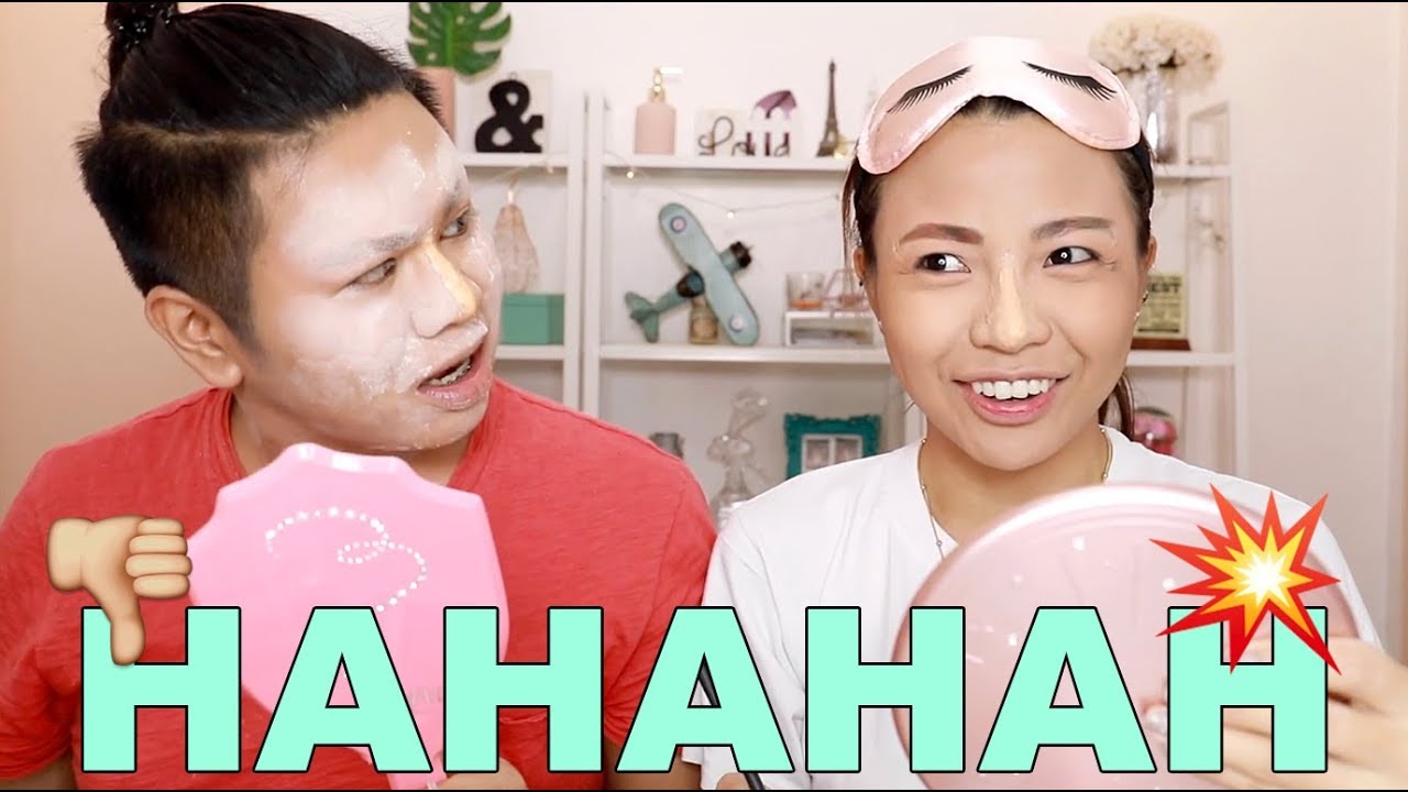 Teaching RONAN How To KOREAN Make Up