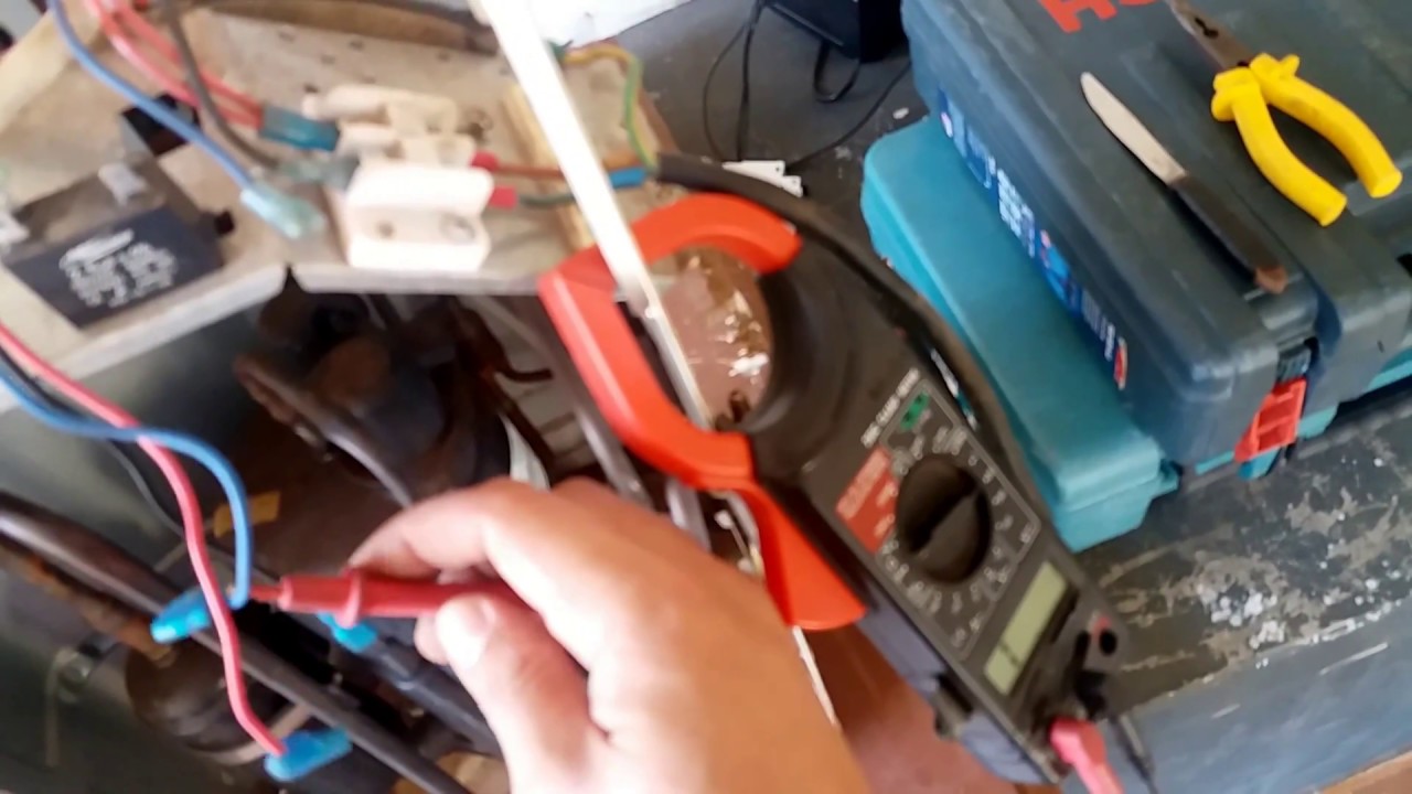 Ar condicionado não gela/teste de capacitor e ventilador