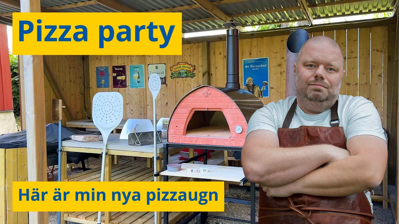 Pizza Party Ovens - Här är min nya vedeldade pizzaugn.