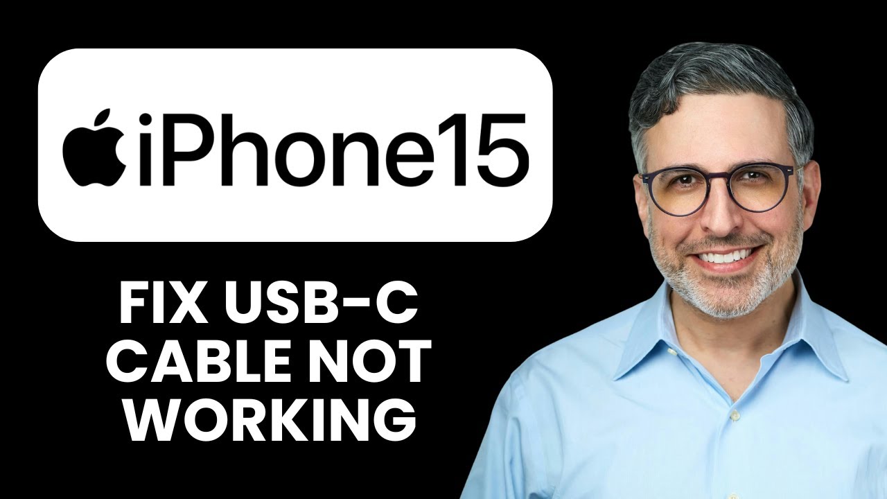 NEW! iPhone 15 USB-C Cable Not Working (2025) 🔌📱 | What to Do & Troubleshooting Guide