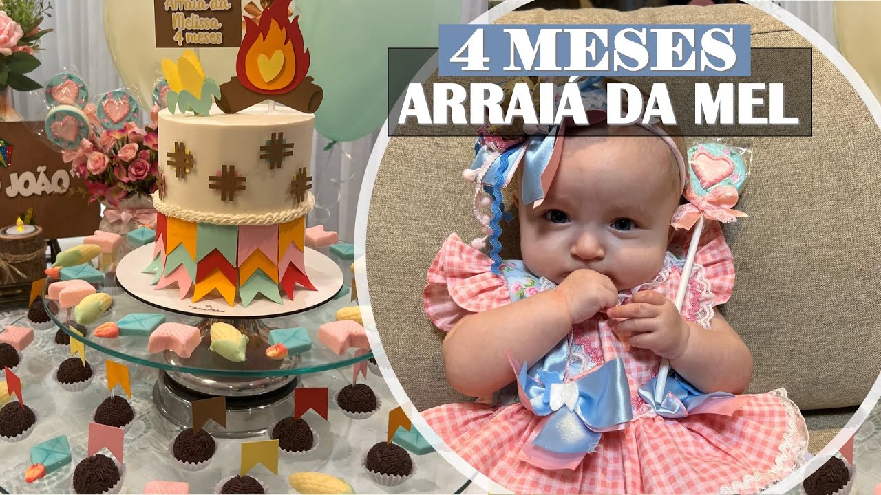 4º MÊS DA MELISSA | FESTA JUNINA EM CASA | MESA , MENU E DECOR