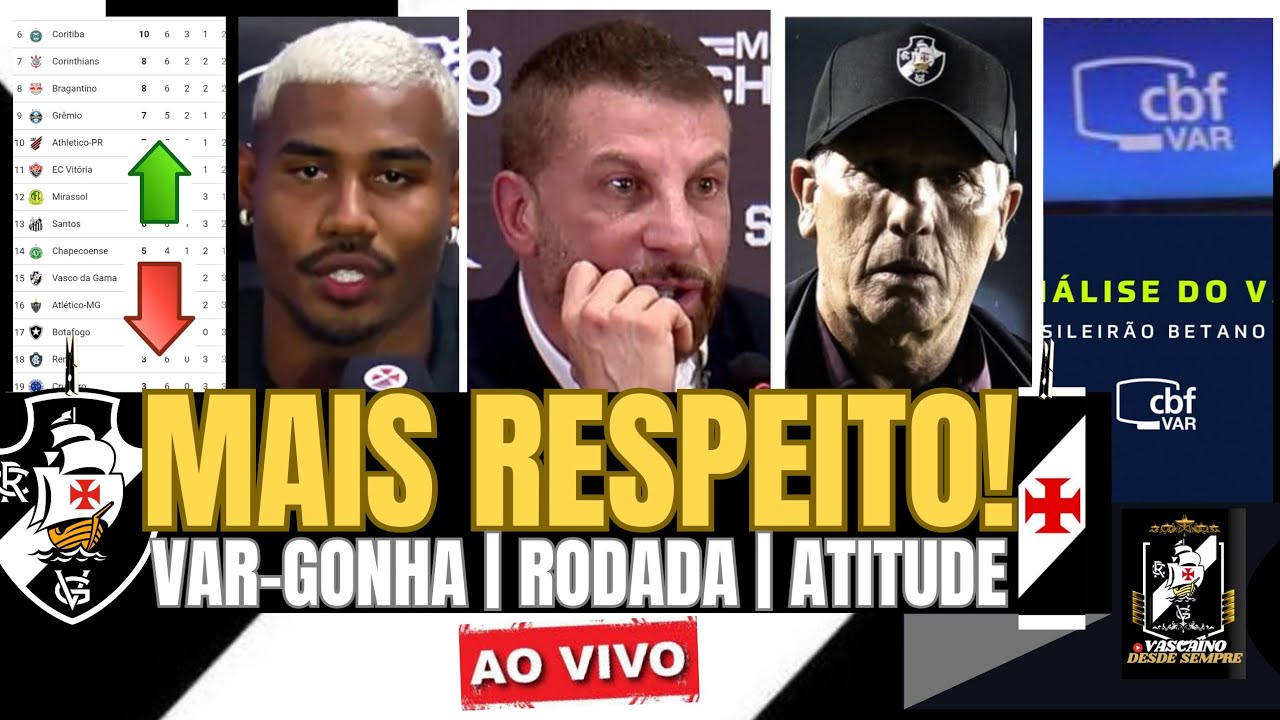 🔥TOTAL DESRESPEITO COM O VASCO! EMPATE COM RA&Ccedil;A E CORAGEM! RODADA COMPLETA E ARBITRAGEM HORR&Iacute;VEL 