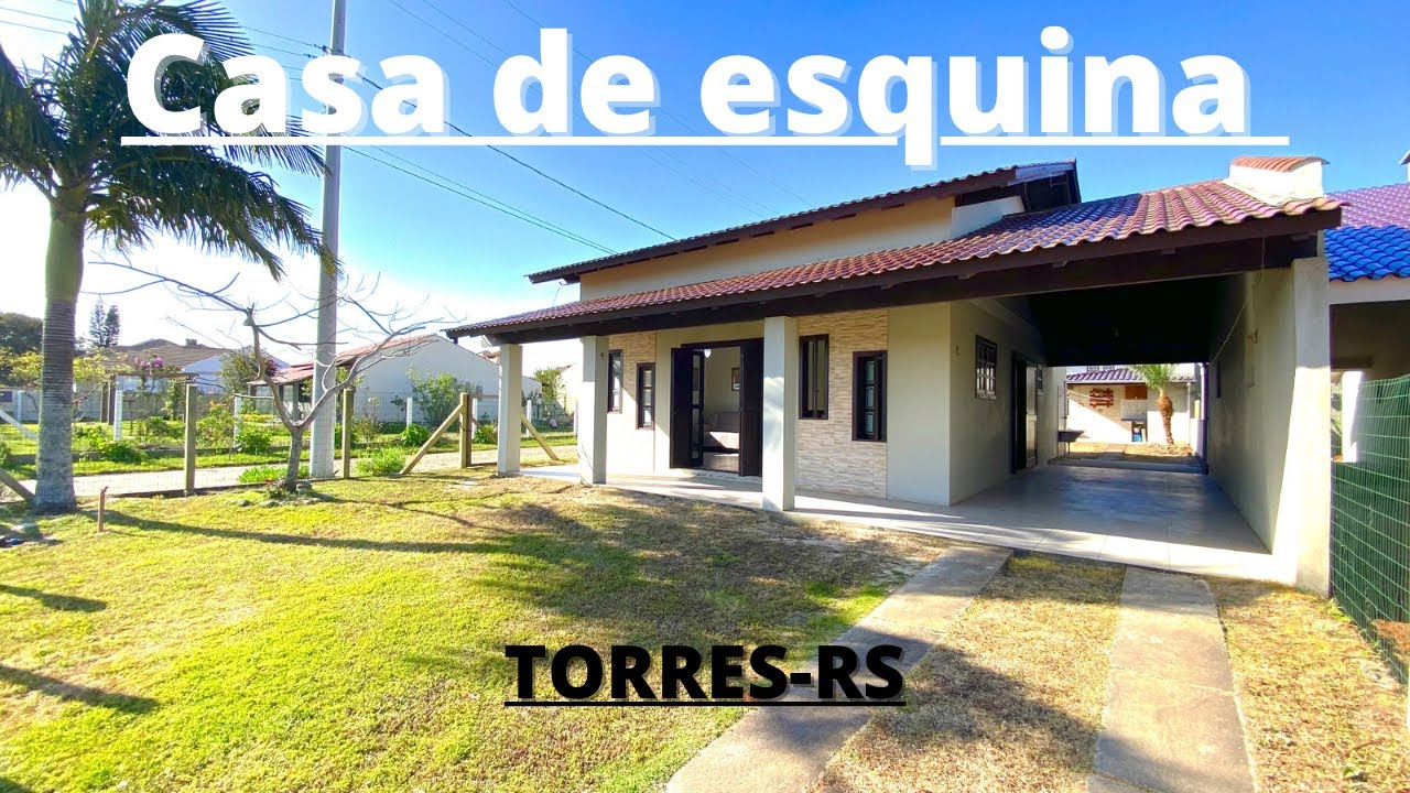 CASA DE ESQUINA EM TORRES-RS/ casa na Praia Paraíso