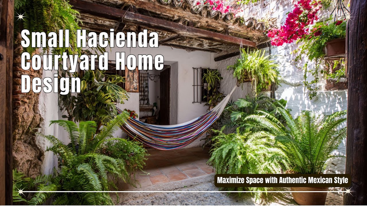 Hacienda Courtyard Ideas for Tiny Homes: Rustic Architecture Meets Cozy Garden
