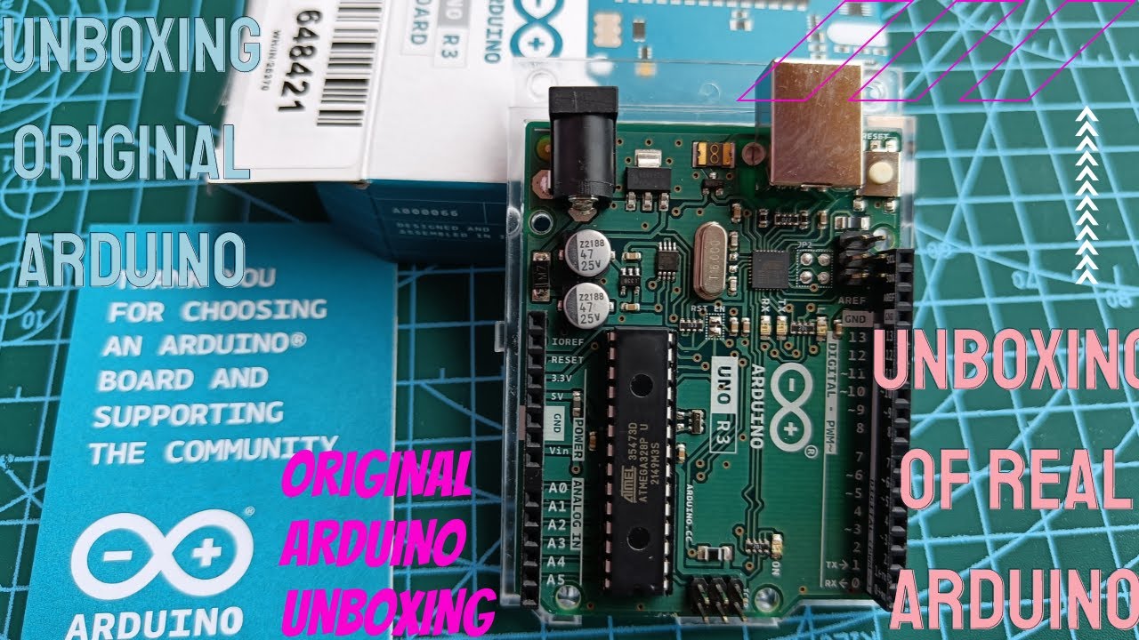 Unboxing Arduino UNO | Unboxing of Original Arduino | Arduino Uno R3 Microcontroller Board Unboxing