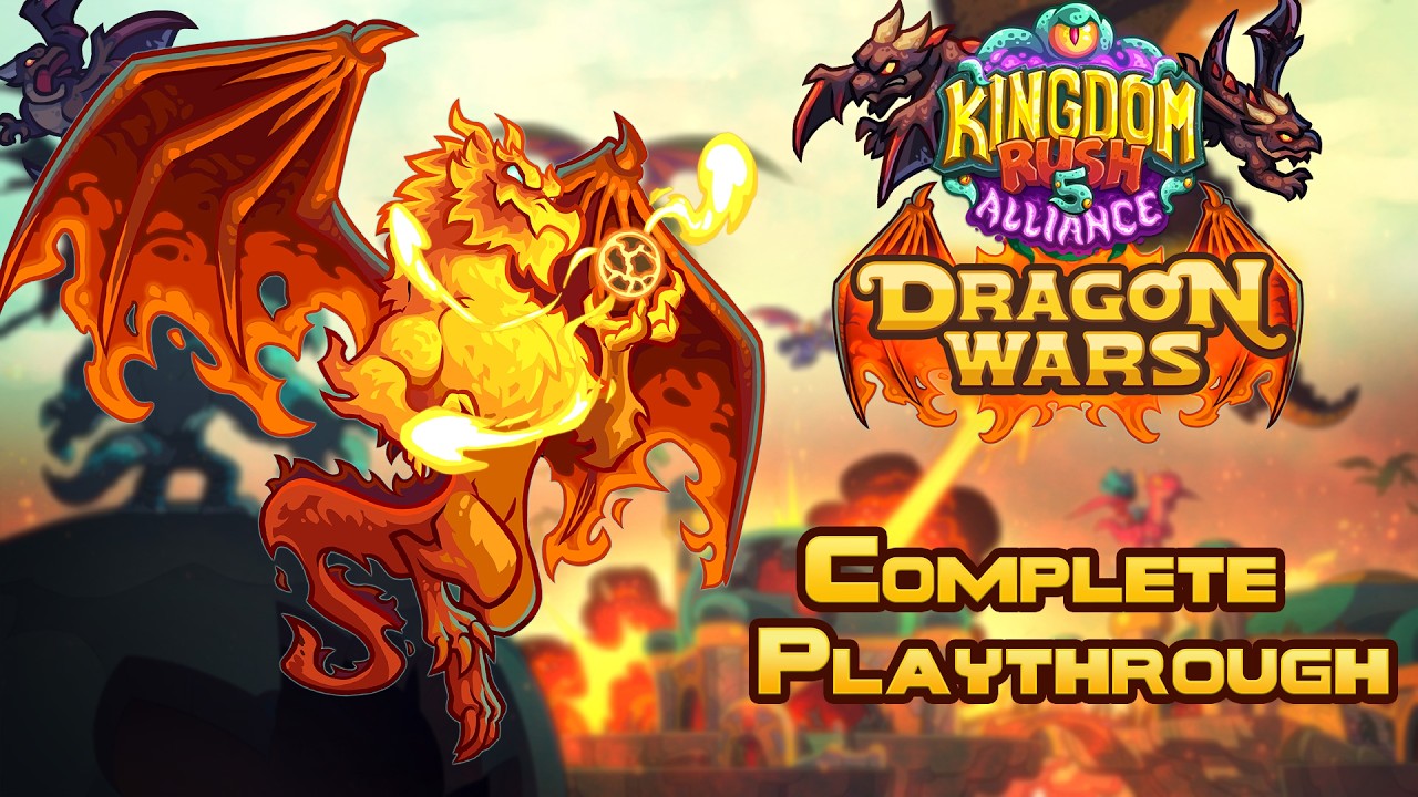 DRAGON WARS COMPLETE PLAYTHROUGH. IMPOSSIBLE DIFFICULTY. NO LIVES LOST. KINGDOM RUSH 5 ALLIANCE.