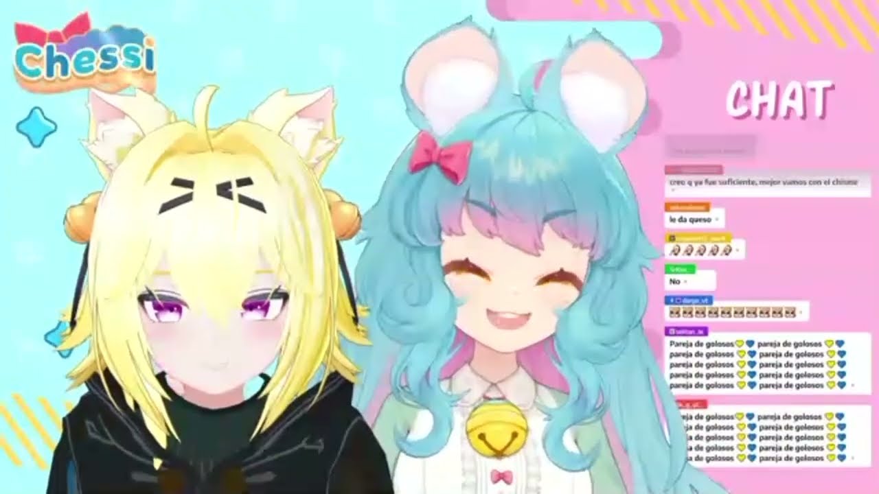 Chessi y kendo hablando sobre darse un beso😘