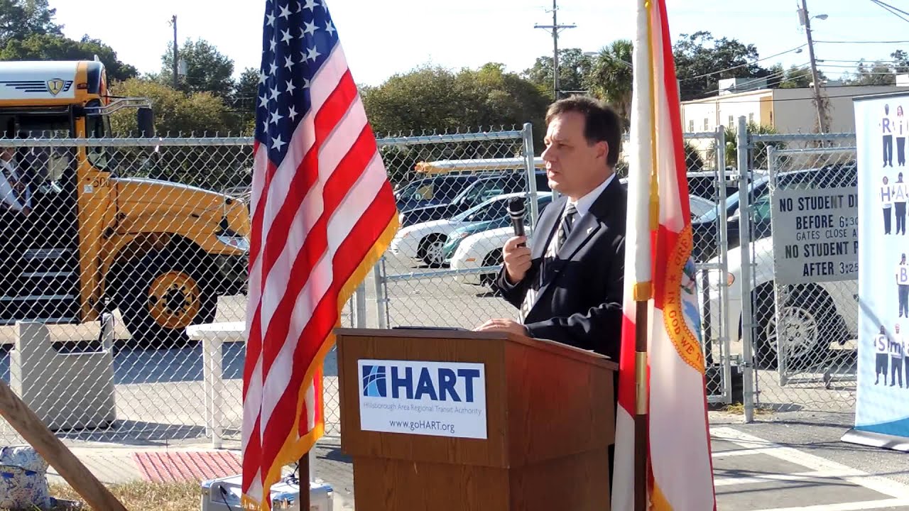 Hillsborough Transit head opens refurbed station: WMNF News
