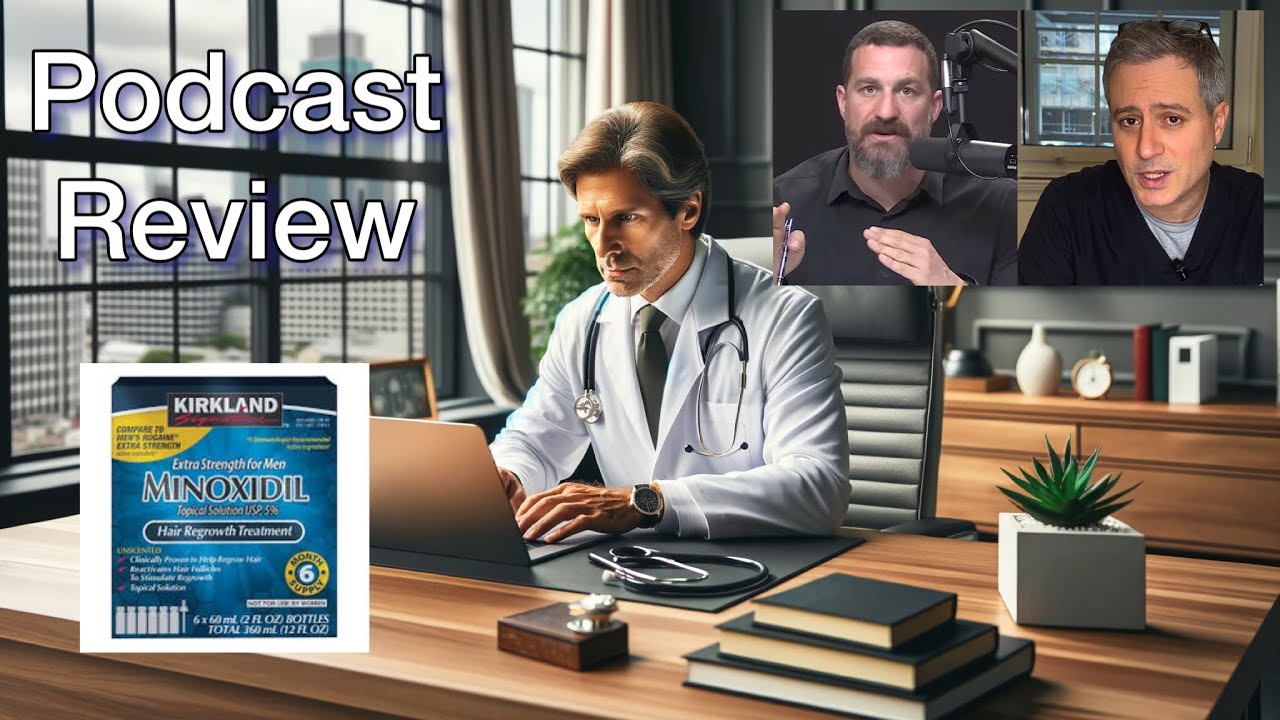 Plastic Surgeon Reviews Huberman Labs Podcast: Minoxidil