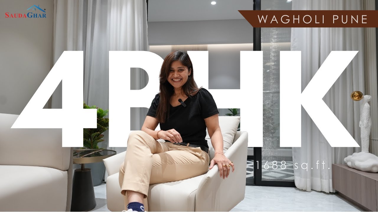 Kharadi के पास Oxygen वाले प्रोजेक्ट का Show Flat | 1688 Sq.Ft. 4BHK Apartment | #pune #home #2024