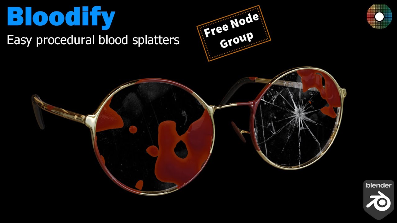 Tutorial: Procedural blood splatters in Blender