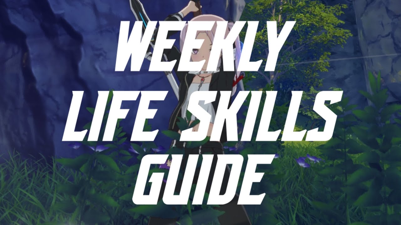 BLUE PROTOCOL: STAR RESONANCE WEEKLY LIFE SKILL GUIDE