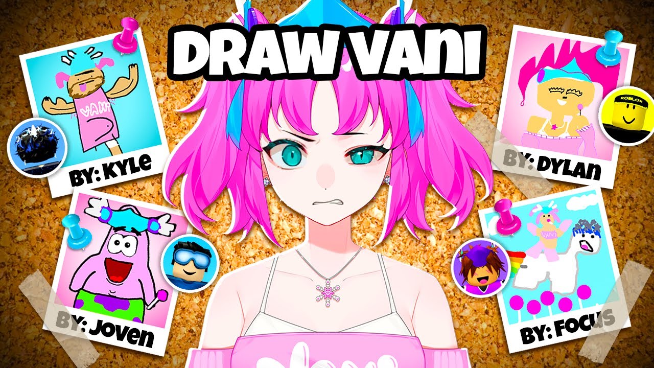 Drawing YOUTUBERS in ROBLOX DRAW ME..