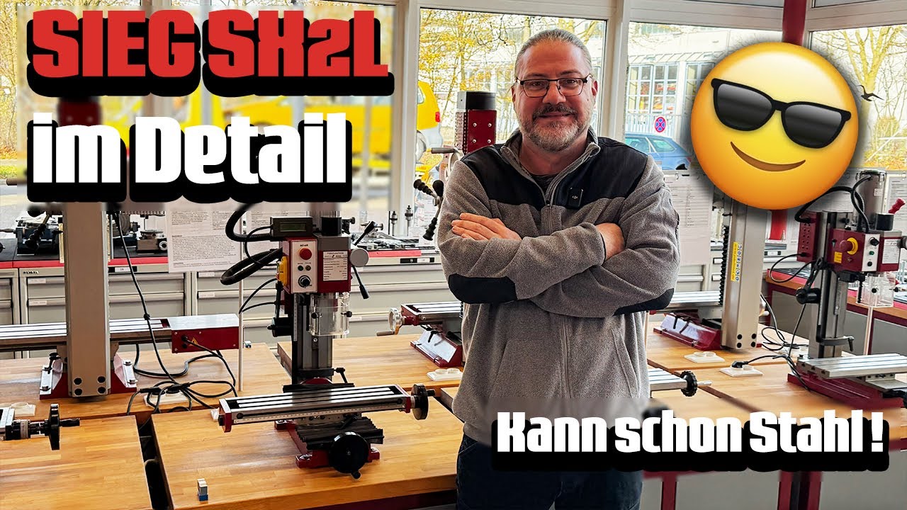 SIEG SX2L – Die kompakte Heimwerker-Fräsmaschine für Stahl, Alu & Kunststoff! | paulimot