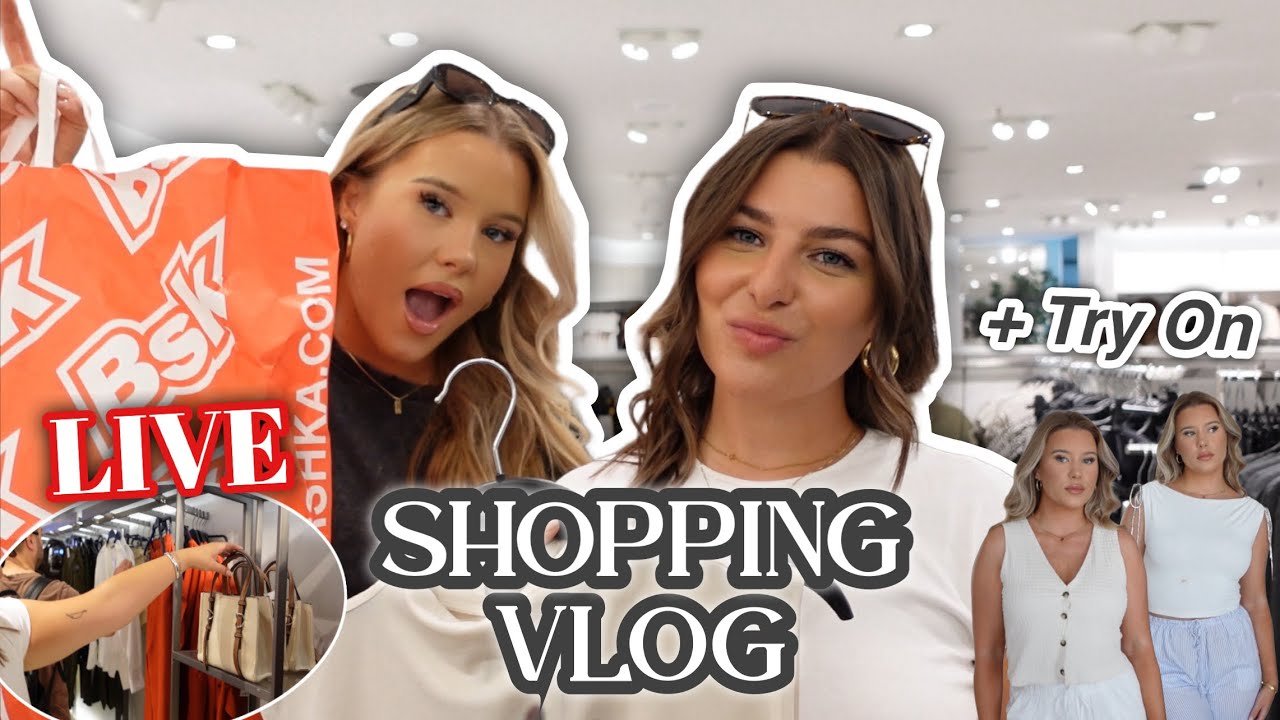 LIVE SHOPPING VLOG mit Hannah + TRY ON HAUL 🛍