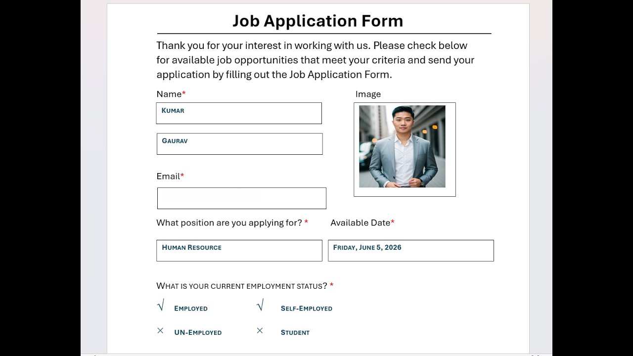 MS Word Fillable Forms with One-Click Clean & PDF Save | Word VBA Developer