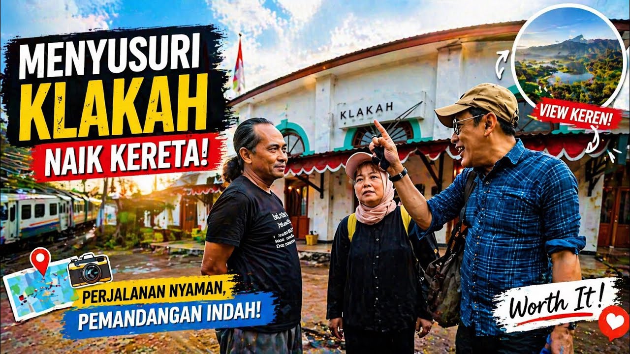 NAIK KERETA DARI KLAKAH LUMAJANG KE JAKARTA
