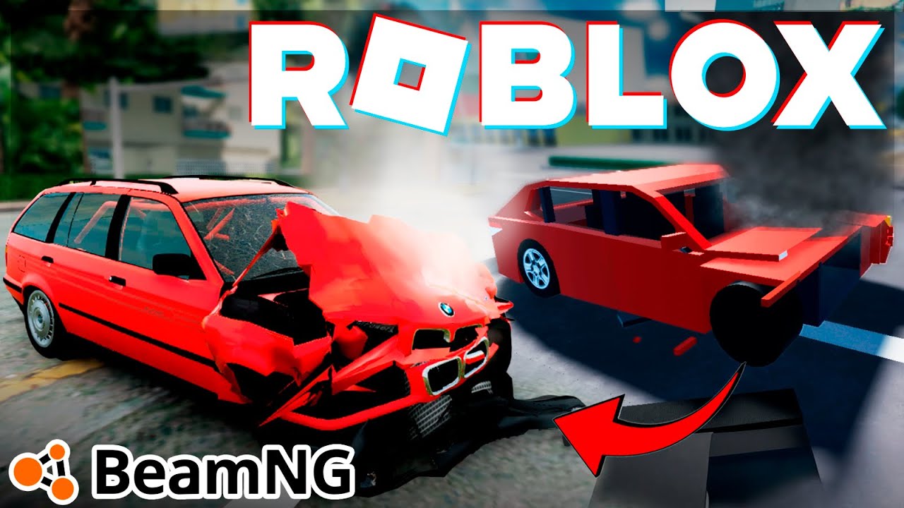 BeamNG VS Roblox 💥Car Crash Compilation 8