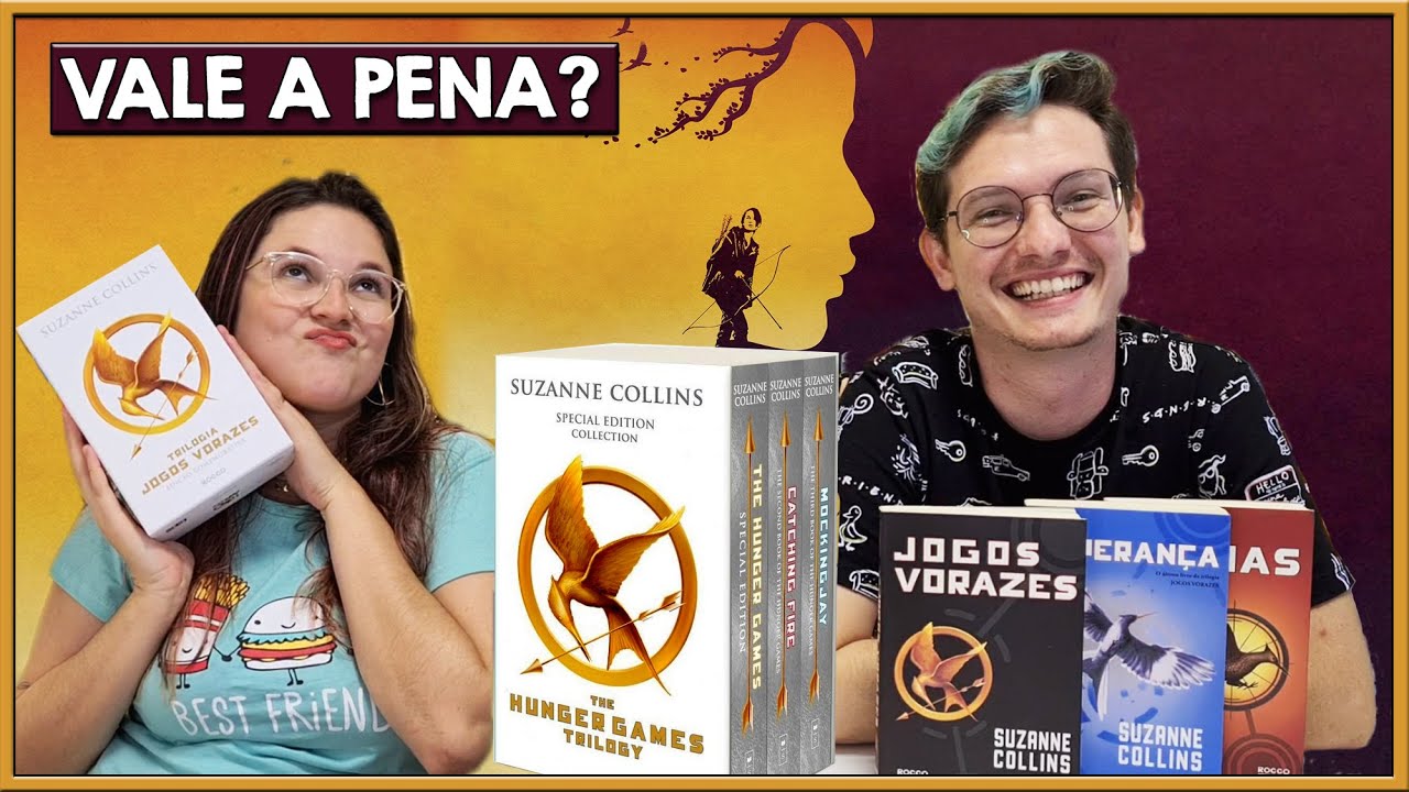 REVIEW BOX JOGOS VORAZES CAPA DURA! 🏹
