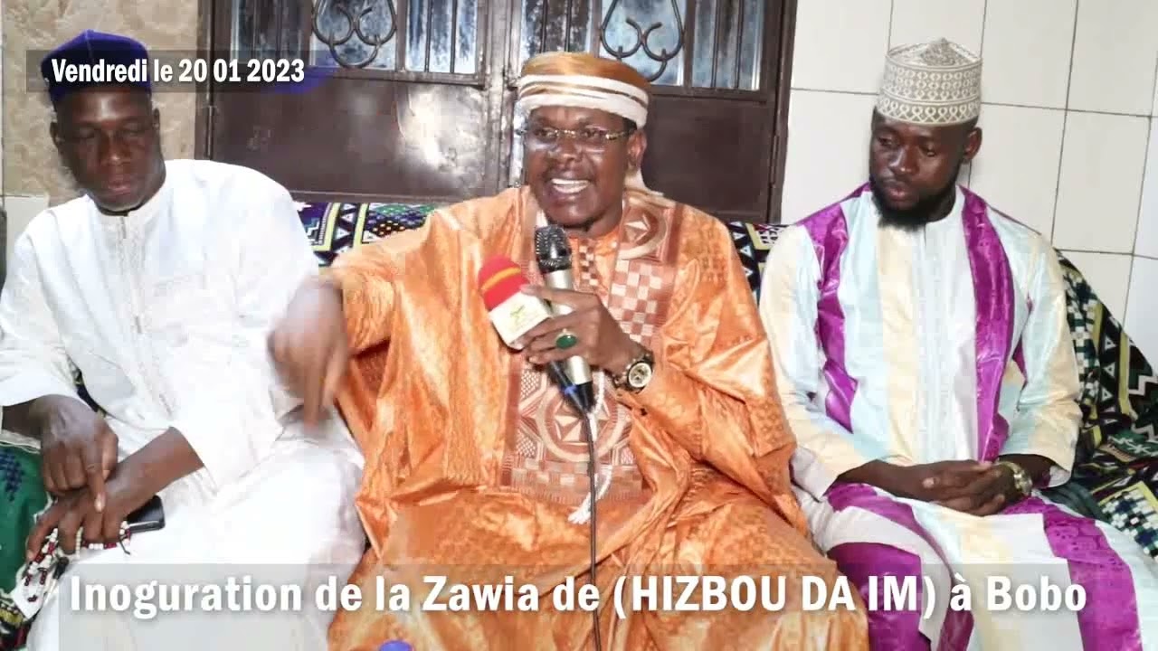 Inauguration de la Zawia de (HIZBOU DA IM) à Bobo Dioulasso chez Cheick SACKO, le 20 01 2023, V2