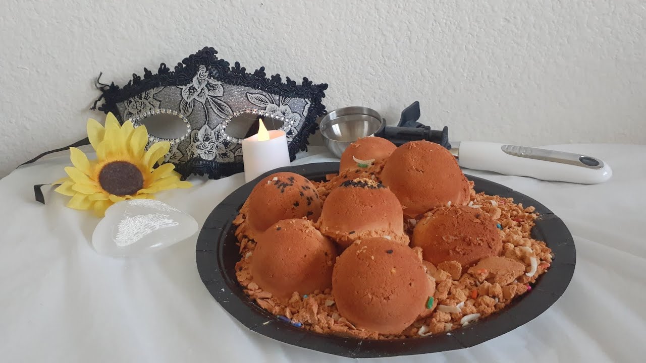 Asmr Mango Papaya Mirabelle Sherbert Ice Cream Sundae Baking Soda w/  Quartz Energy #fyp #asmrfood