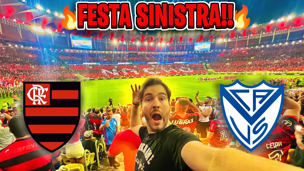 MOSAICO, SINALIZADOR E LOUCURA NO MARACANÃ/ Flamengo 2 x 1 Vélez