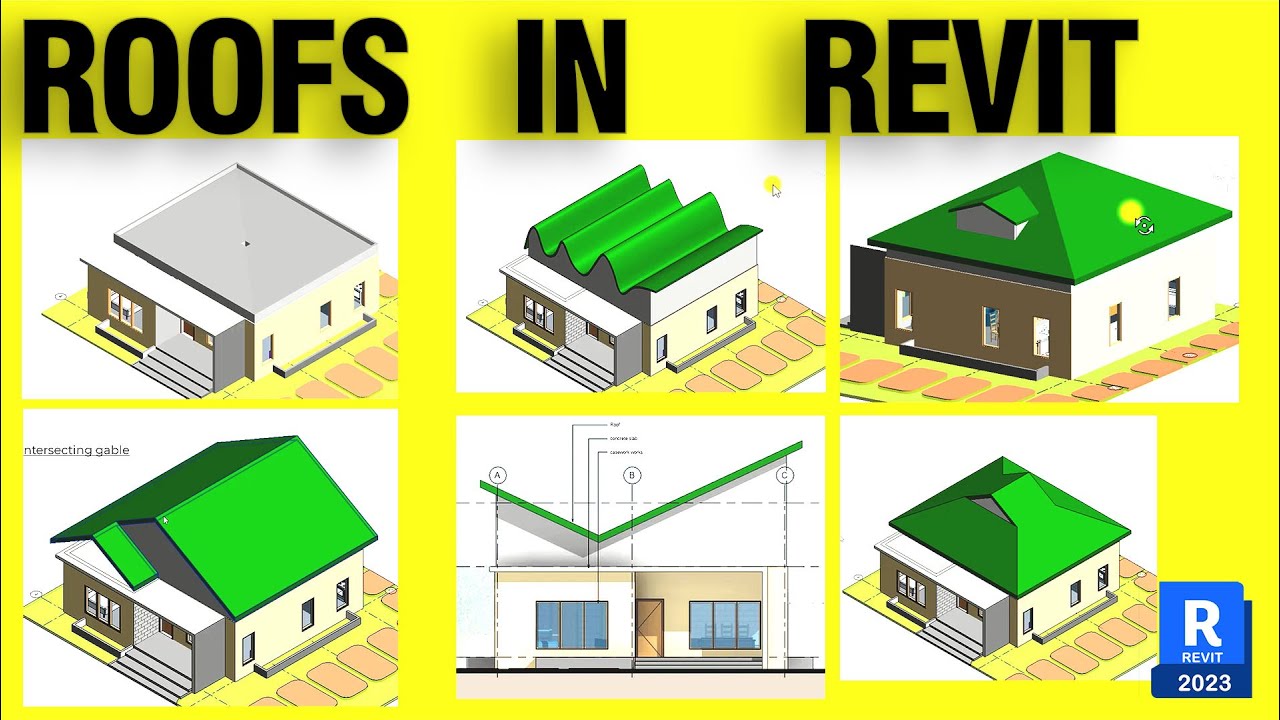 CREATE ROOFS IN REVIT 2023