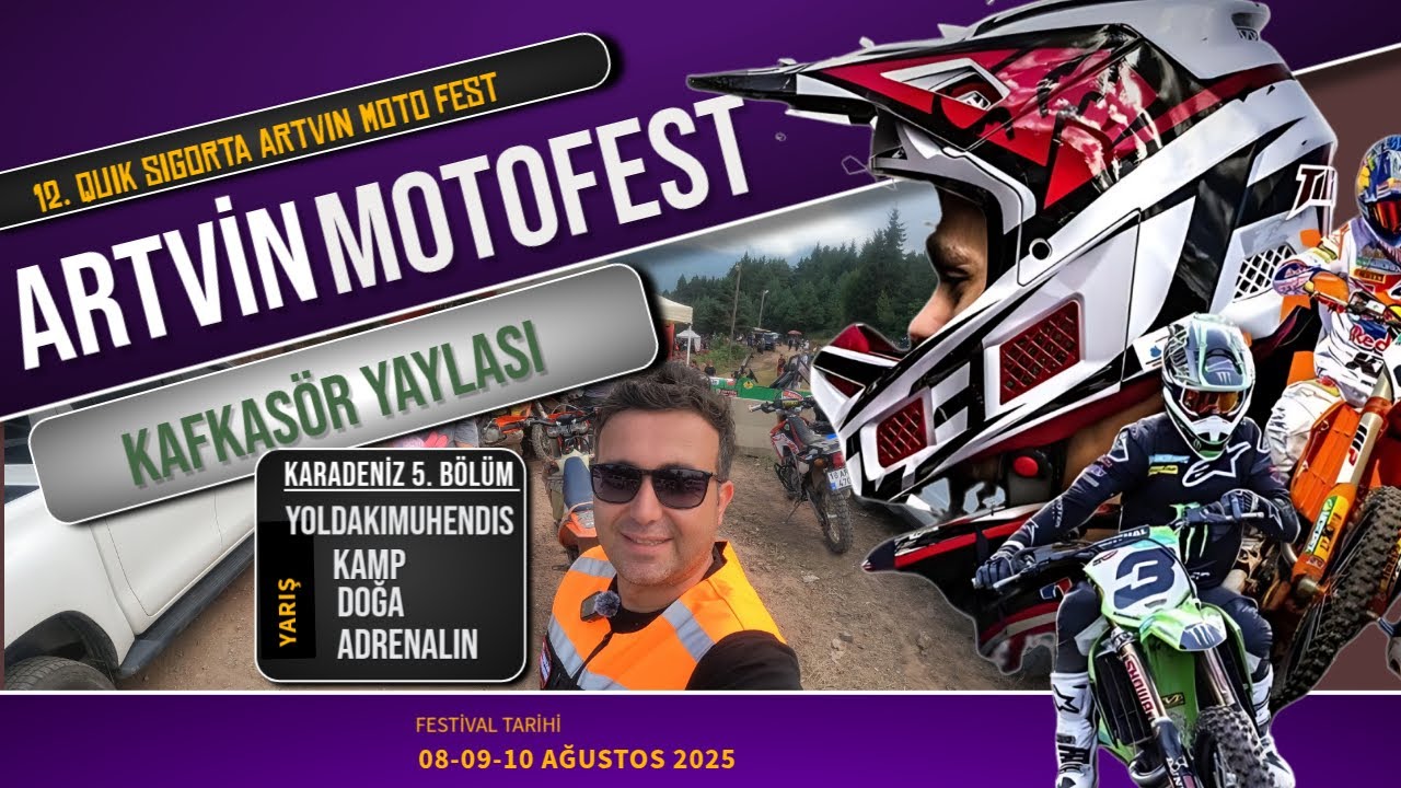 12. Quick Sigorta Artvin Motosiklet Festivali 2025 | Enduro Ruhu |  #yoldakimühendis #artvin #fypシ
