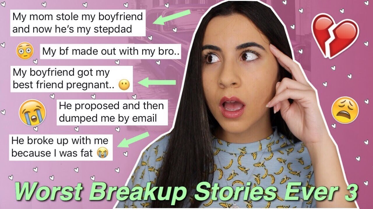 Revealing the WORST Breakup Stories EVER 3 (yikes!)  | Just Sharon