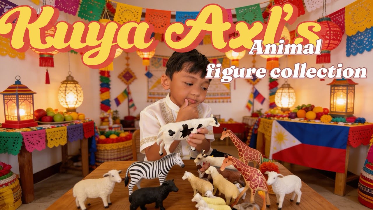 Kuya Axl’s Animal figurine collection