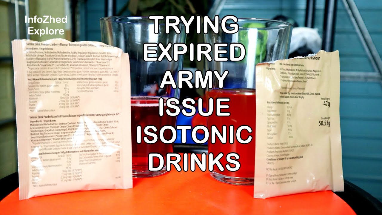 TRYING EXPIRED MRE ISOTONIC DRINKS