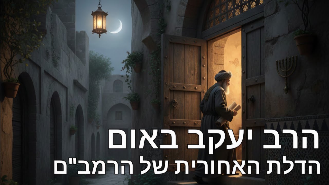 הרב יעקב באום | הדלת האחורית של הרמב