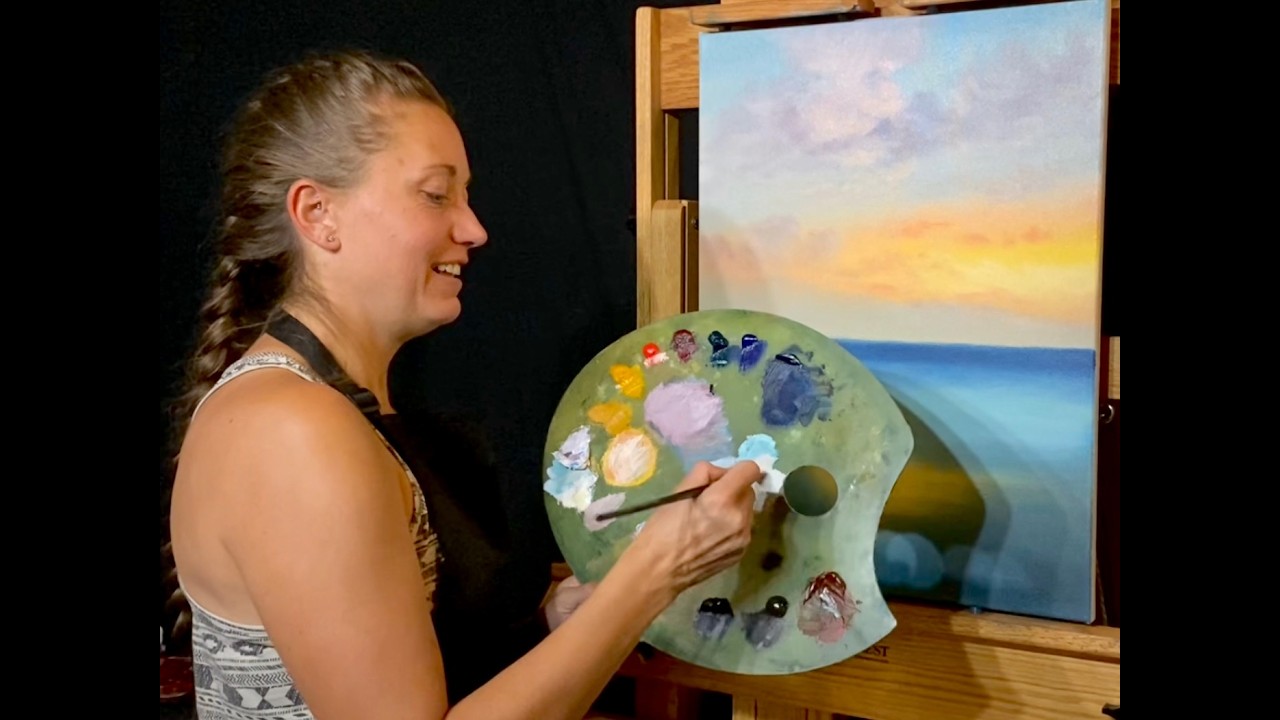 Oil Painting Tutorial #15 "Splashy Shores" by Kaylee Rakowski