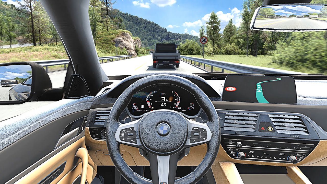 2023 BMW 135i M - Euro Truck Simulator 2 [Steering Wheel Game Play]