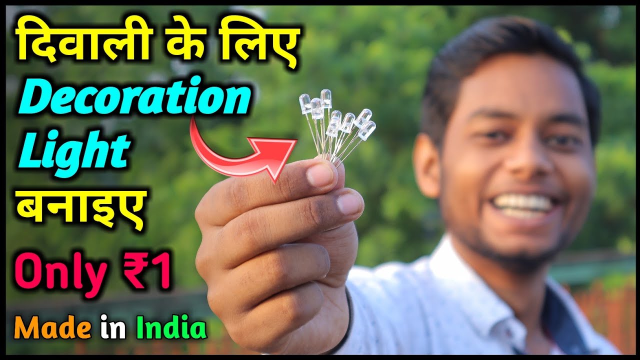 How To Make Diwali Decoration Light || Diwali Decoration Light Kaise Banaye || How To Make Jhalar