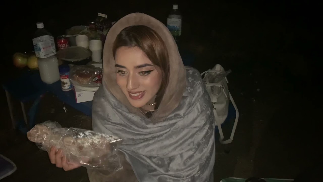 B.B.Q in beautiful mountains| A mysterious Unknown  Japanese guest. ft. Janat mirza | Alishbha Anjum