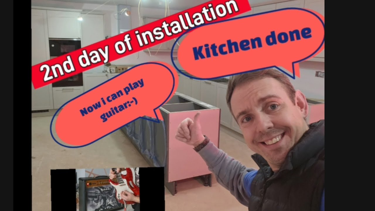 2-й день установки кухни. Часть 2. Работа выполнена:-)