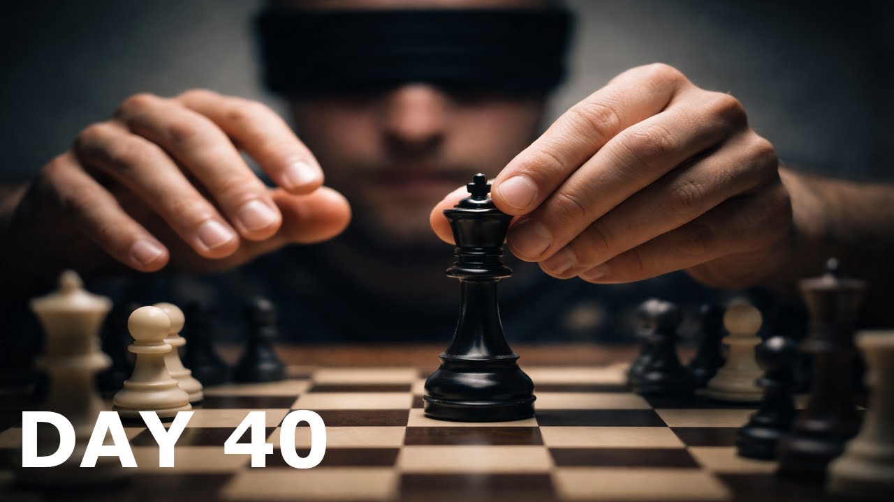 OCZY ZAMKNIĘTE I PODSTAWIAMY HETMANA.. - Od zera do szachowego MISTRZA [DAY 40]