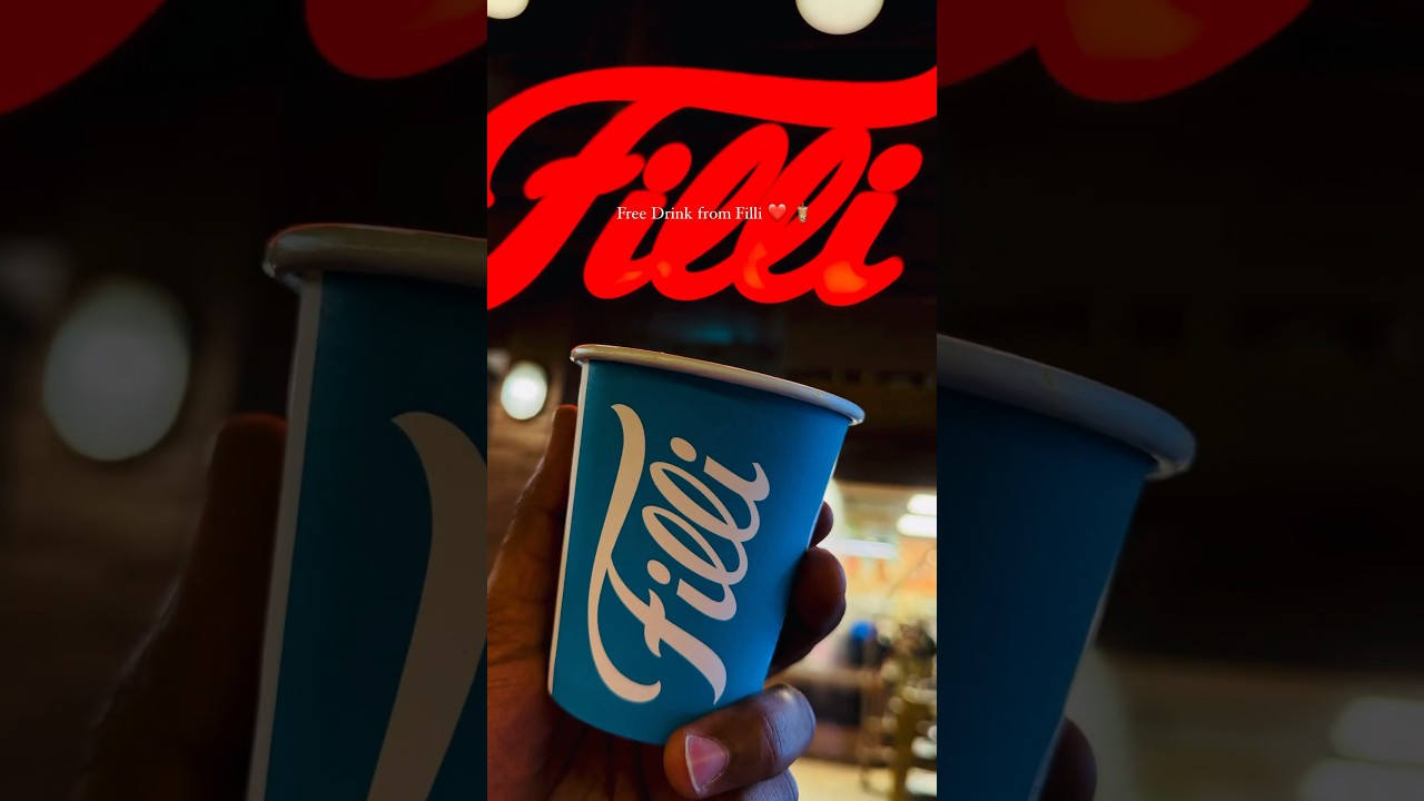 Free drink from Filli ❤️ #filli #tea #signature #drink #dubai #free