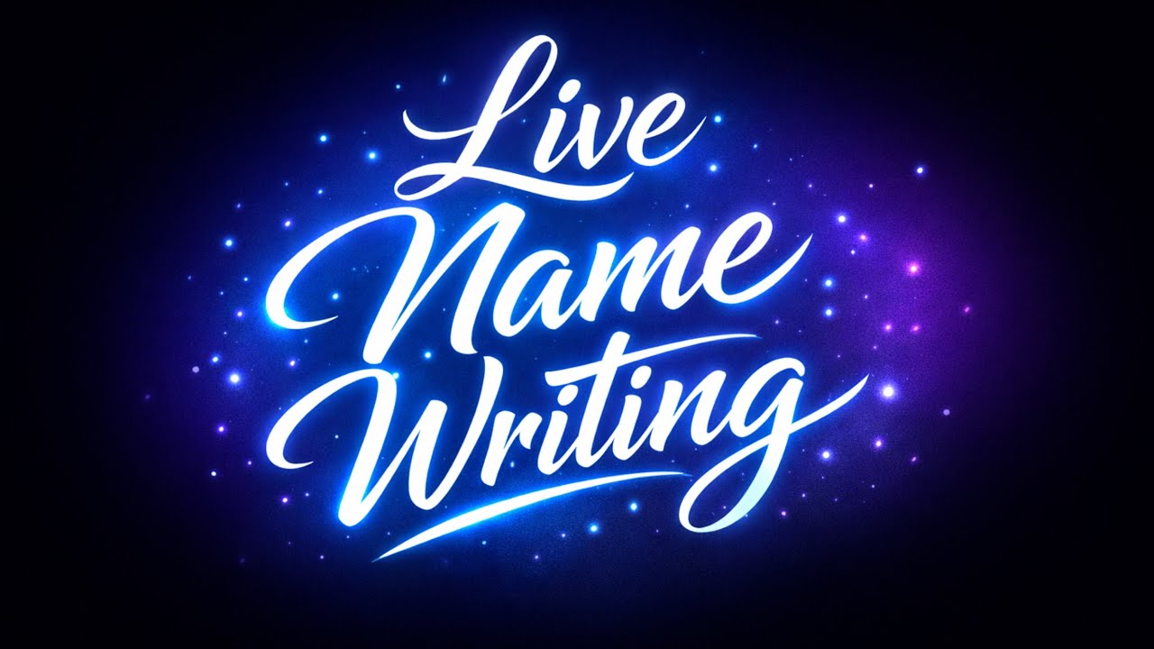 LIVE NAME WRITING 🔴🖋️