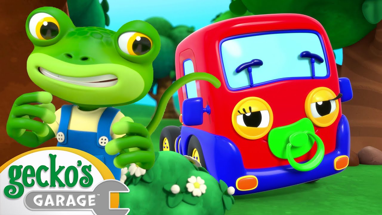 Baby Truck's First Visit | Gecko's Garage 3D | Robot Cartoons for Kids | Moonbug Kids