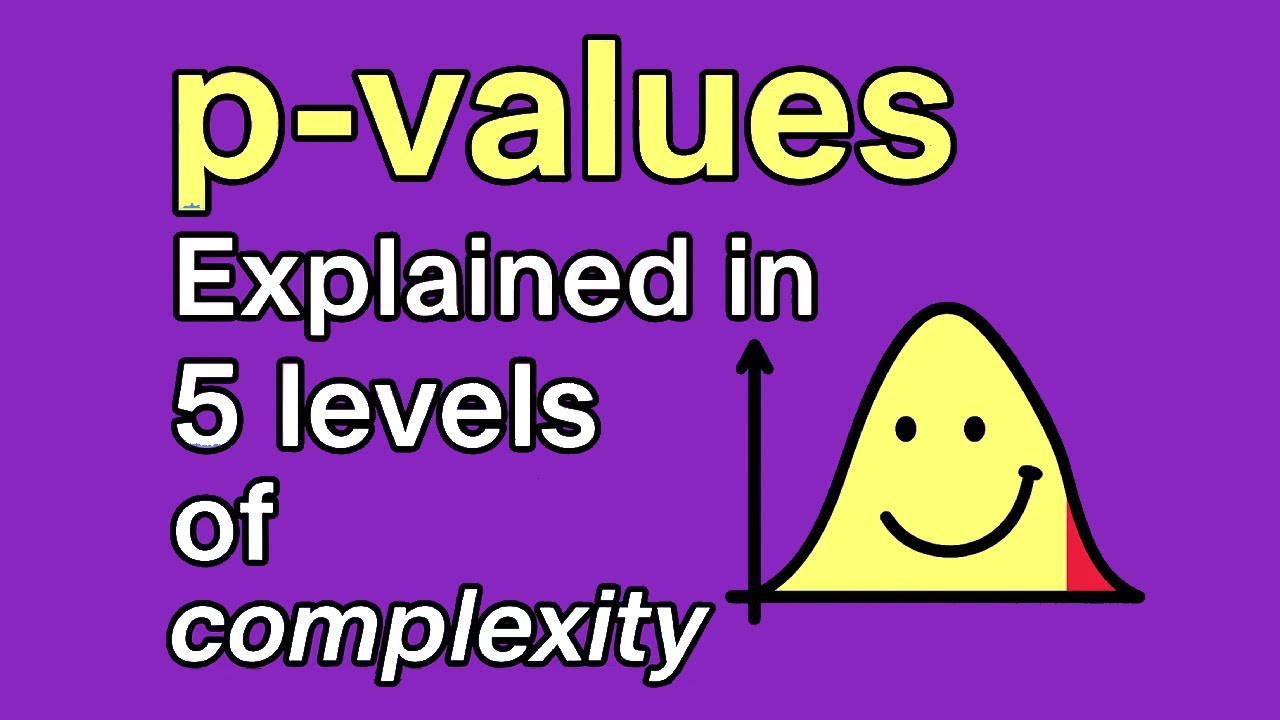 p-values explained, in 5 levels of complexity