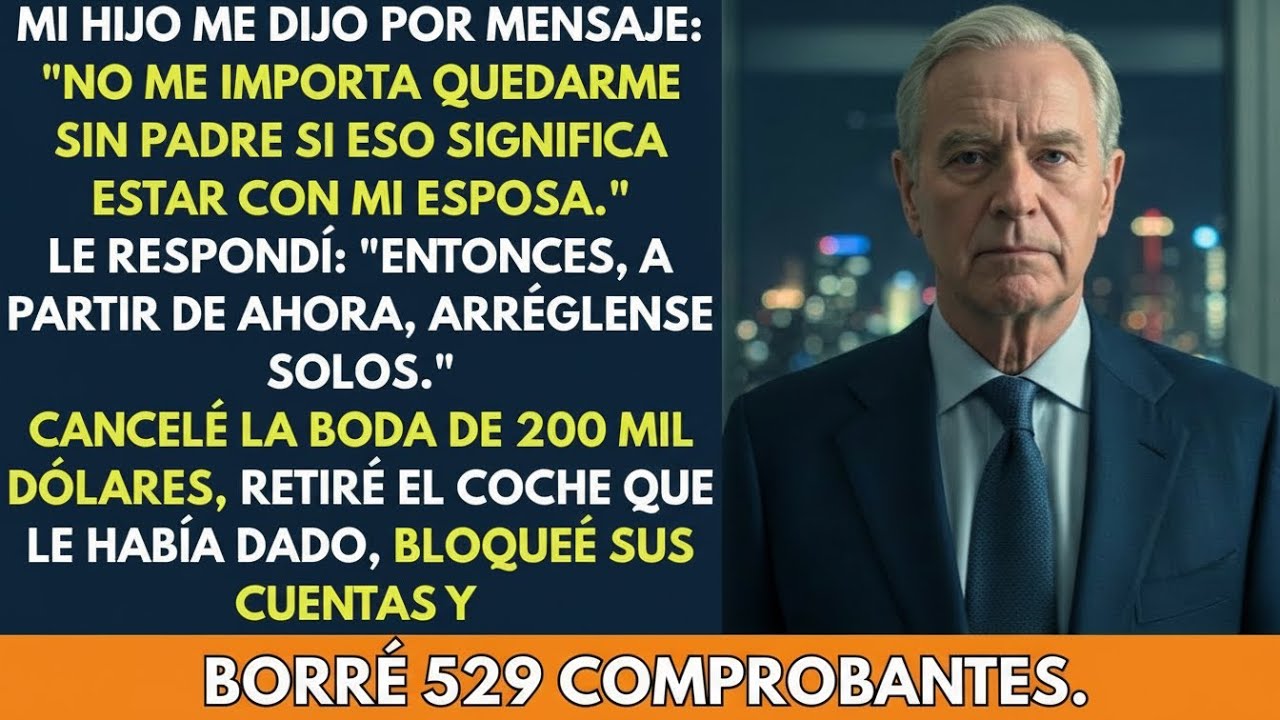 MI HIJO ME ENVIÓ UN MENSAJE:
