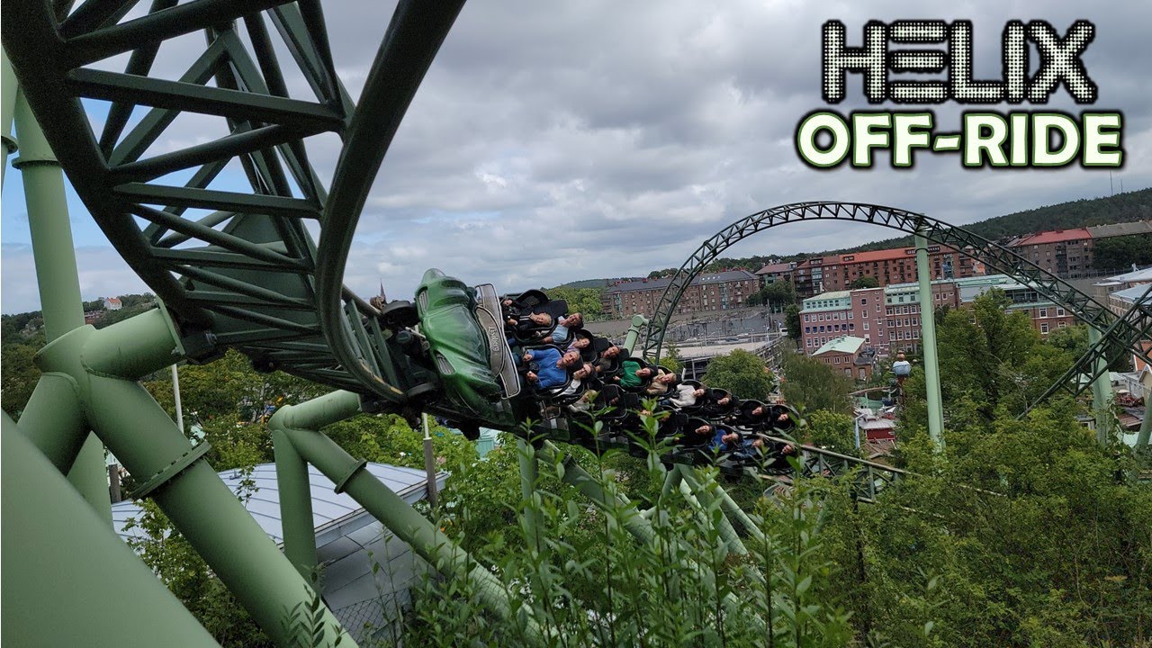 Helix Off-Ride Footage, Liseberg Mack Multi-Launch Coaster | Non-Copyright