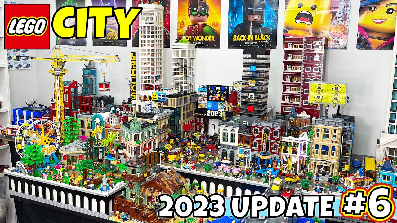 I BUILT a SUBWAY STATION + A CRANE | LEGO City Update #6